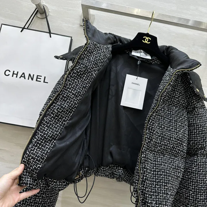 上品 シャネル ダウンジャケットフード付き レディース サイズ 高级