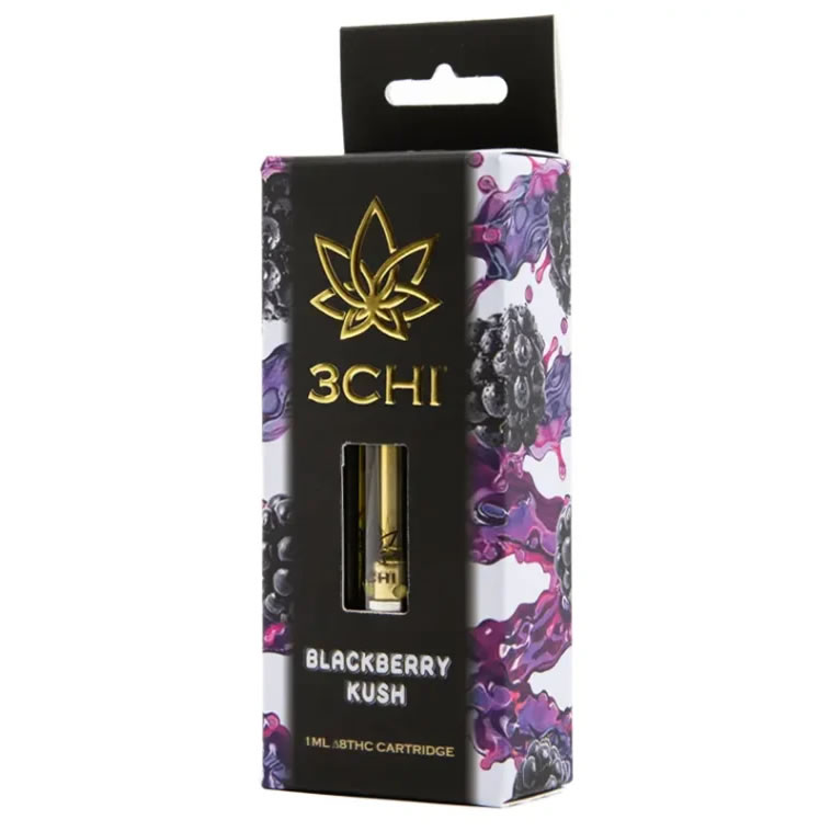 Blackberry Kush Delta-8 Pre-filled Vaporizer Cartridge- 3Chi
