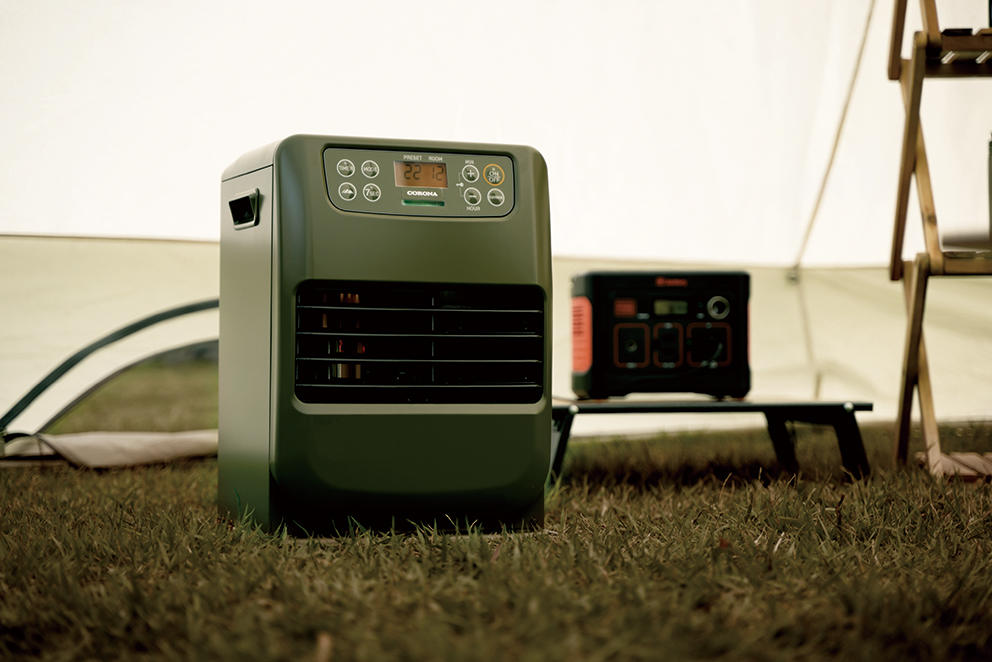 昨年公式オンラインストアで即完売した ポータブル電源対応石油ファン