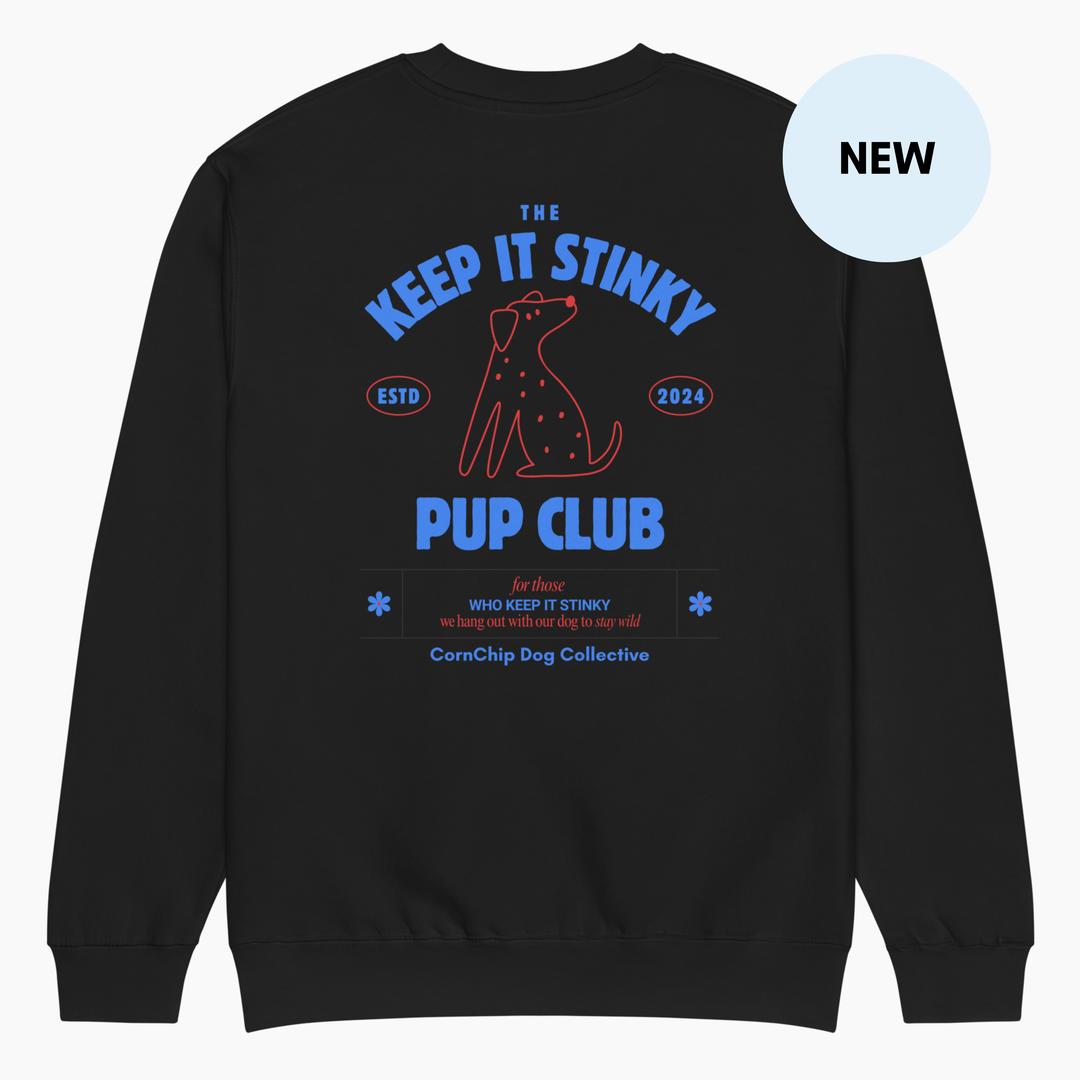 The Keep It Stinky Pup Club Unisex Crewneck Sweatshirt – CornChip