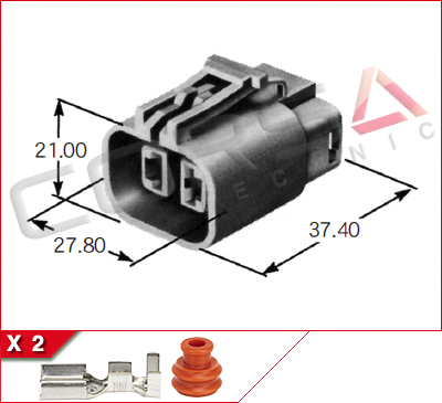 7223-6224-40 (Brown: 7223-6428-80) - Yazaki | 58X-2S-2 - Corsa