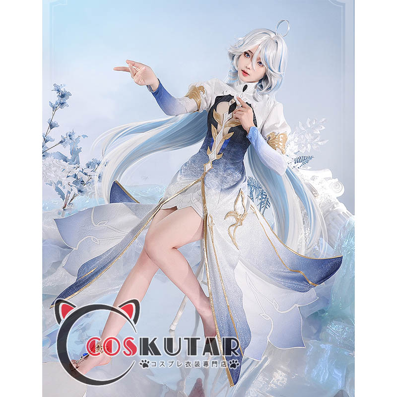 原神 Genshin フリーナ 水神 フォカロルス 神Ver コスプレ衣装 修正版