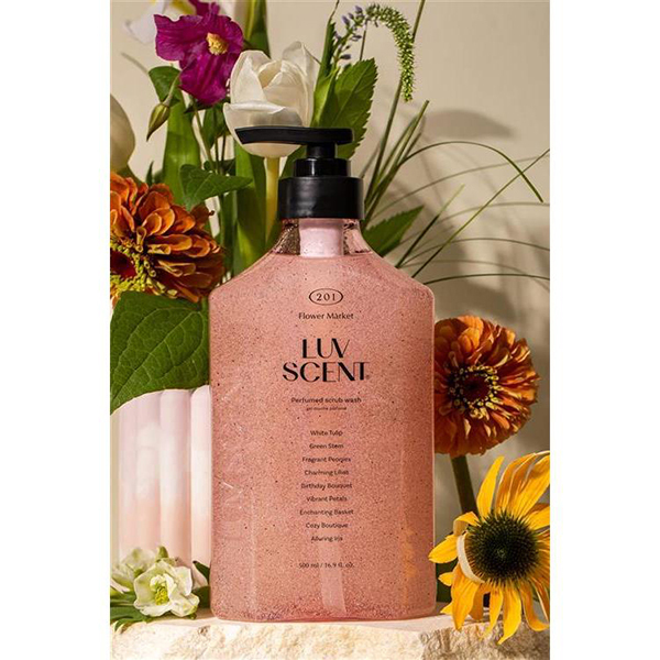 スクラブボディウォッシュ フラワーマーケット / LUV SCENT(ボディ