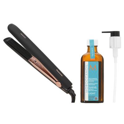 セット】パナソニック Panasonic ストレートアイロン ナノケア EH-HS0E