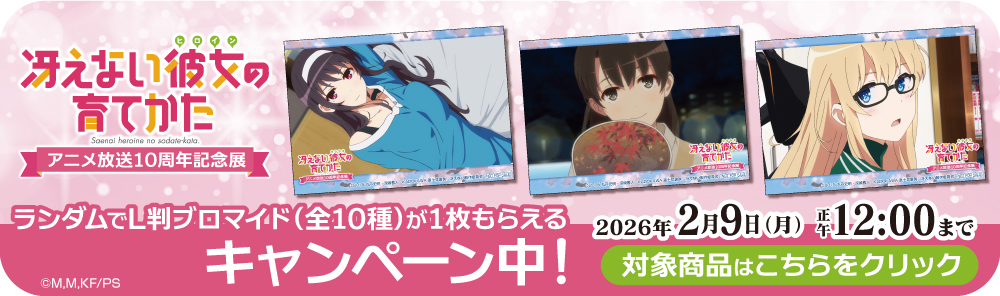 描き下ろし 恵・英梨々・詩羽 A4キャラファイングラフ Blooming dress