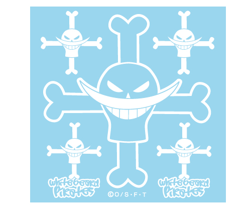 白ひげ海賊団カッティングステッカー [ワンピース] | キャラクター公式