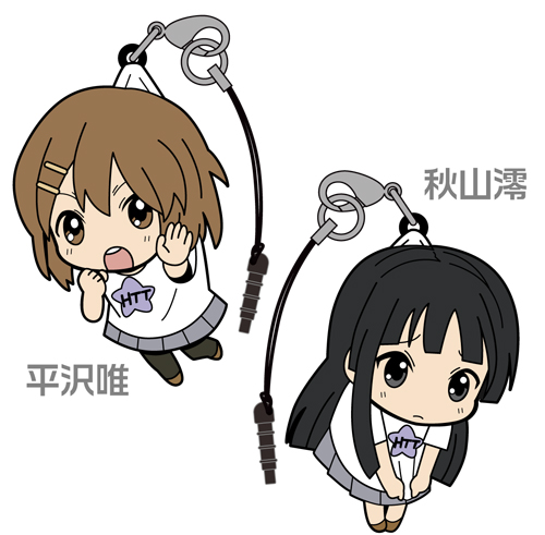 ☆アニまるっ！限定☆「けいおん！」つままれストラップセット アニ