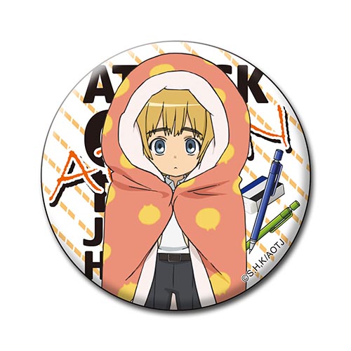 進撃！巨人中学校 缶バッジ アルミン [進撃！巨人中学校] | 公式