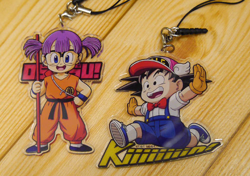 Dr.スランプ アラレちゃん×ドラゴンボール アラレアクリルストラップ