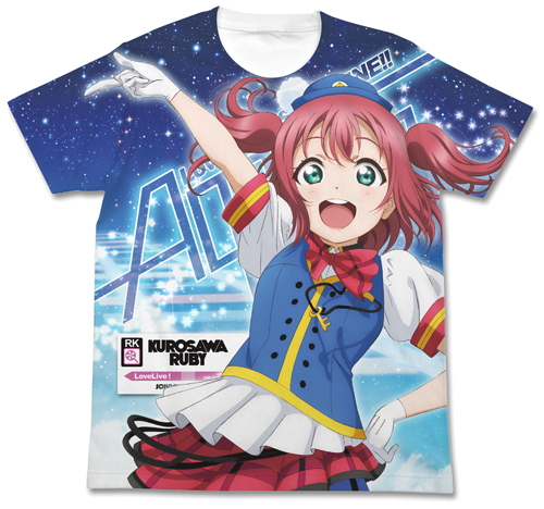 黒澤ルビィ フルグラフィックTシャツ HAPPY PARTY TRAIN Ver. [ラブ