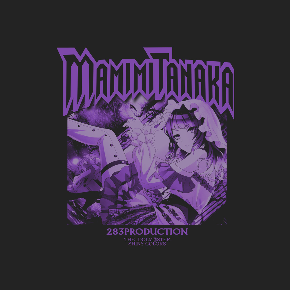 アバウト-ナイト-ライト】田中摩美々 Tシャツ [アイドルマスター