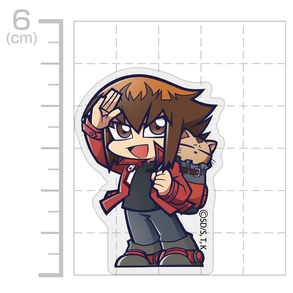 遊城十代 アクリルブロックフィギュア [遊☆戯☆王デュエル