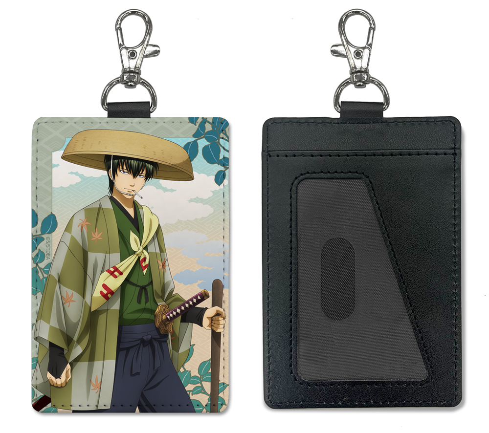 描き下ろし 沖田総悟 パスケース（ナスカン付き） 旅装Ver. [銀魂