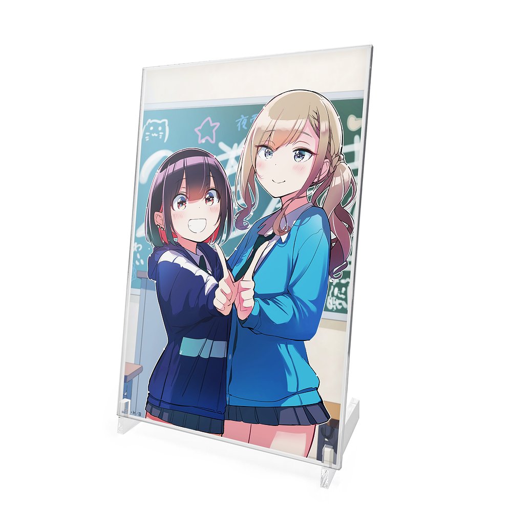 優谷優＆涼風涼 アクリルアートスタンド [ばっどがーる] | 二次元