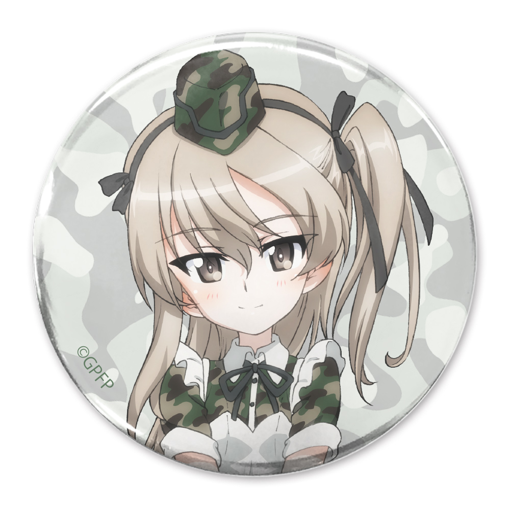 島田愛里寿 65mm缶バッジ ミリタリーメイドver. [ガールズ＆パンツァー