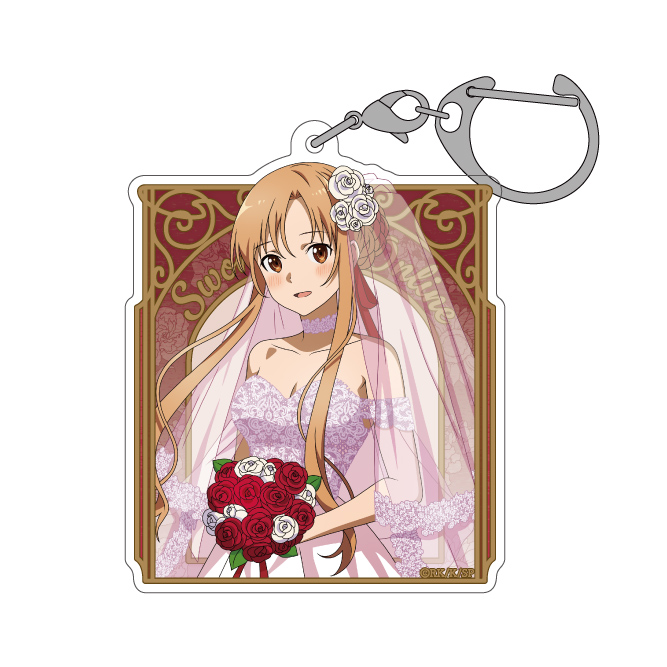 描き下ろし アスナ 65mm缶バッジ ウェディングドレスVer. [ソード