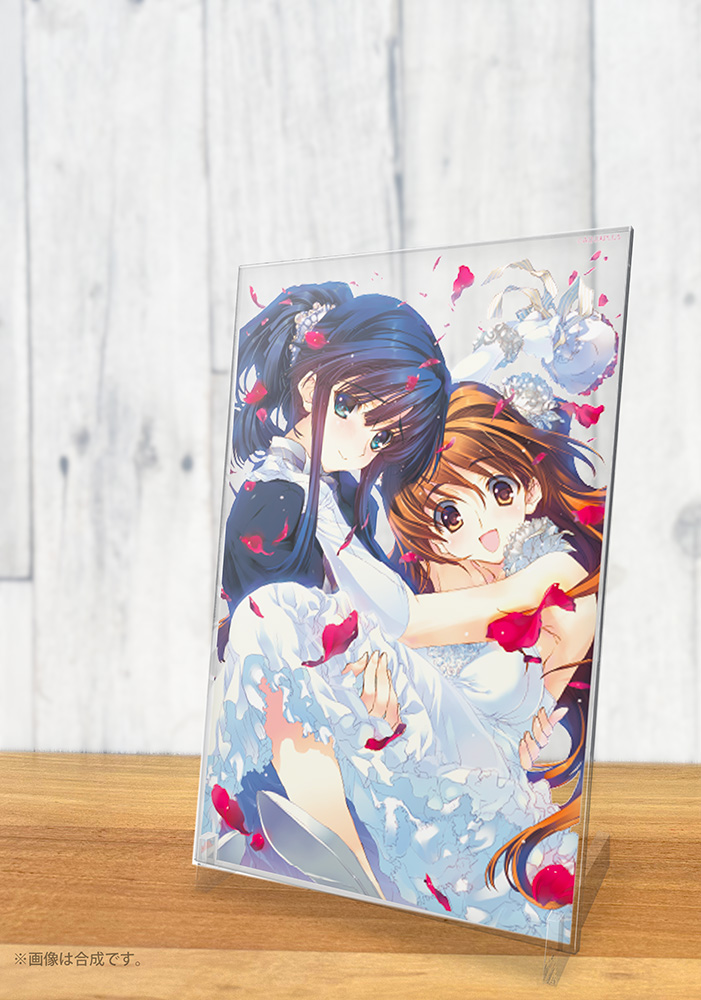 ☆限定☆小木曽雪菜＆冬馬かずさ アクリルアートスタンド [WHITE