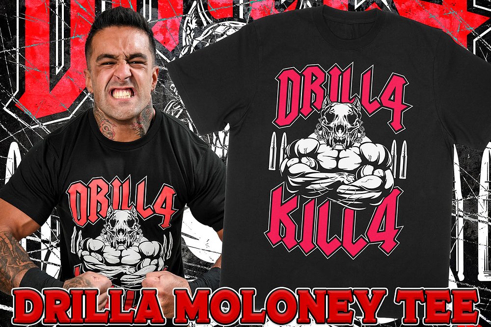 ドリラ・モロニー「DRILLA KILLA」Tシャツ [新日本プロレスリング