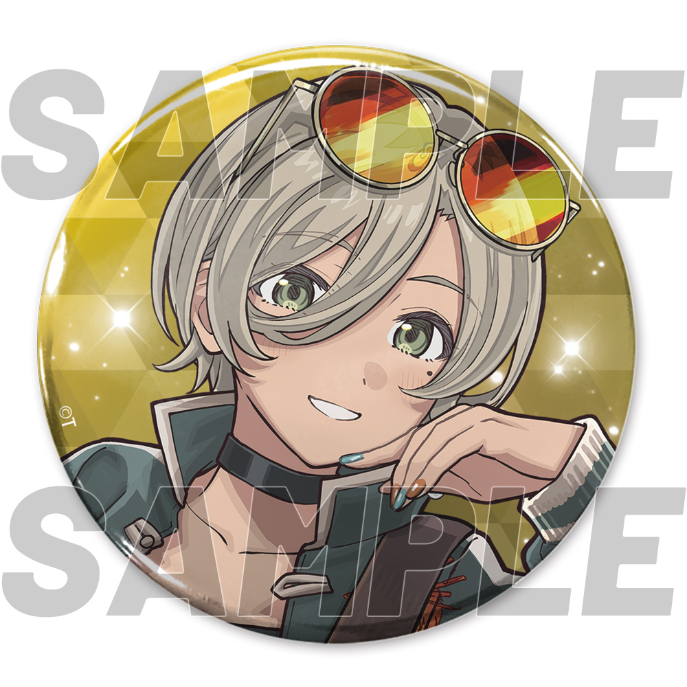 描き下ろし 海老塚智 65mm缶バッジ 爆ぜて咲くVer. [ガールズバンド