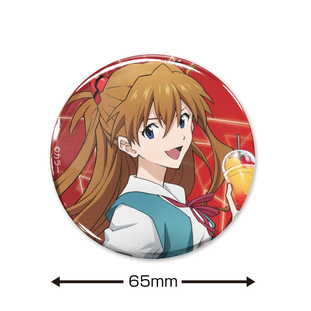 エヴァ アスカ、マリ缶バッジ ルミネ エヴァンゲリオン】アスカ ルミネ