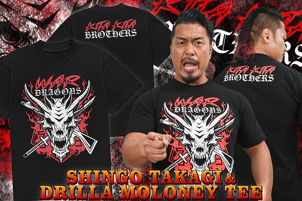 マーティー・スカル「VILLAIN ENTERPRISES」Tシャツ [新日本プロレス