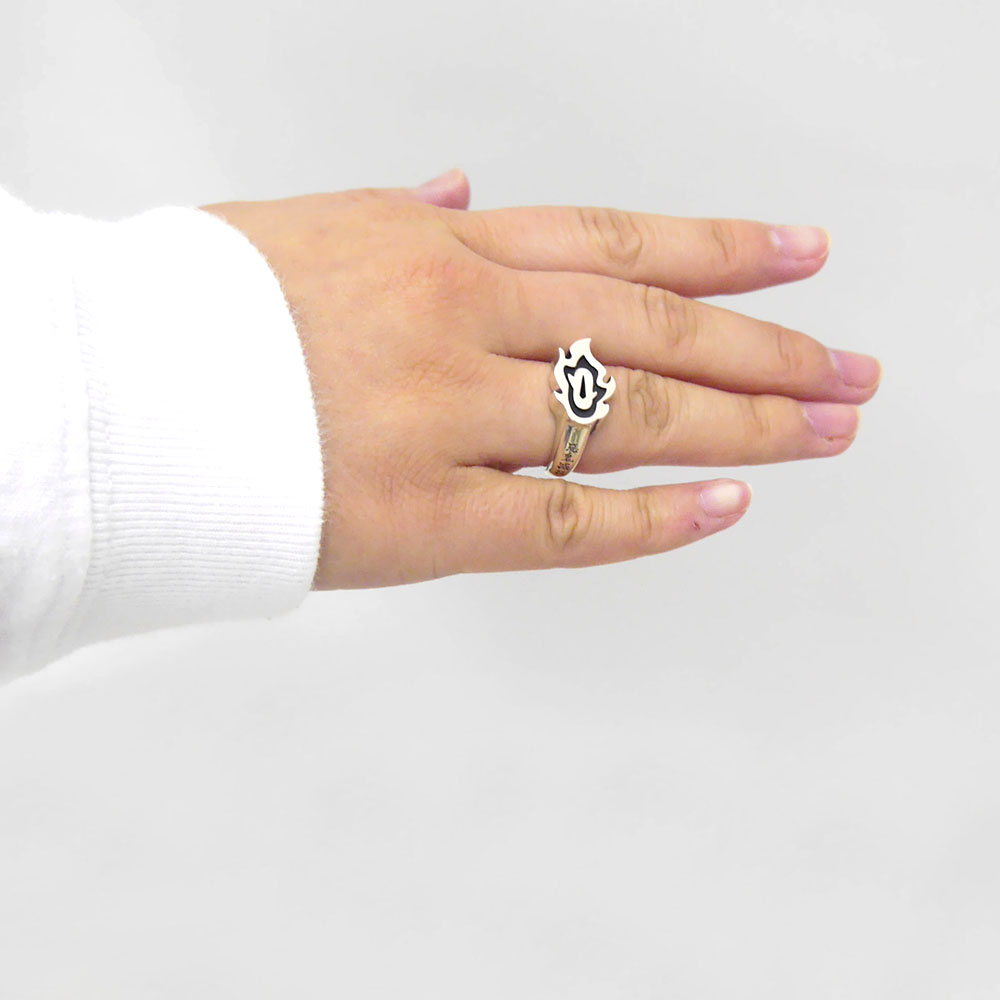 煉獄杏寿郎の日輪刀 シルバーリング [アニメ「鬼滅の刃