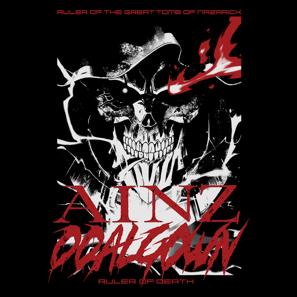 死の支配者 アインズ Tシャツ [オーバーロードIV] | 公式キャラクター