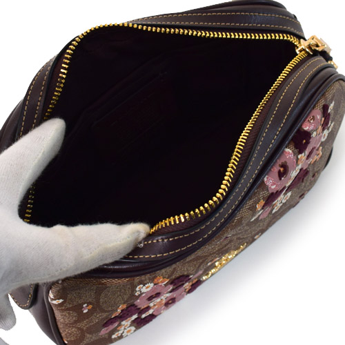 COACH】コーチ コーティング レザー ベルベット シグネチャー