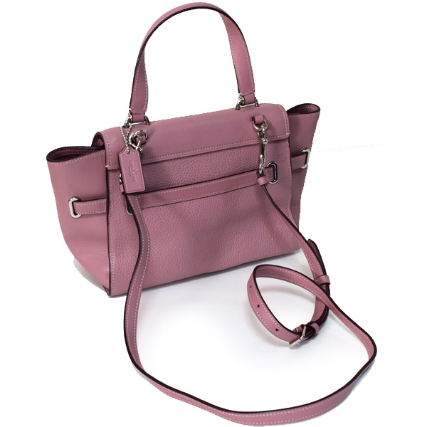 COACH】コーチ ブレイク フラップ ペブルレザー ターンロック ワン