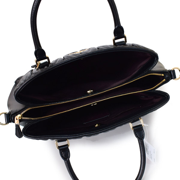 COACH】コーチ キルティング レザー セージ キャリーオール キルテッド