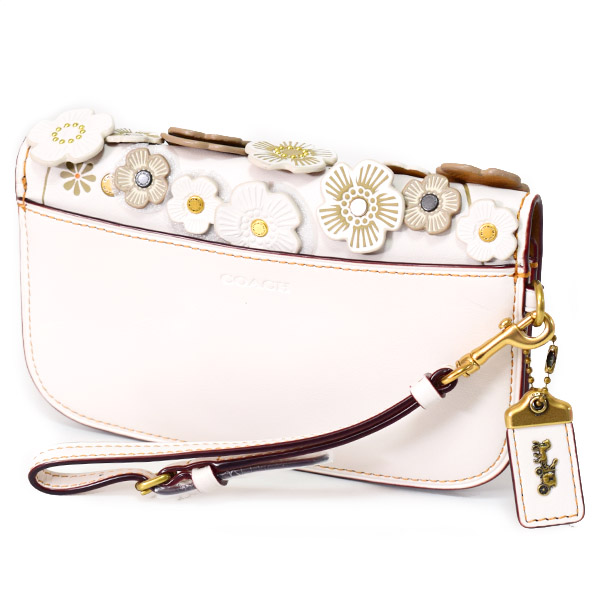 COACH】コーチ グラブタンレザー ティーローズ 花柄 フラワー