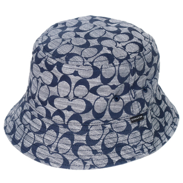 COACH】コーチ コットン シグネチャー バケットハット バケハ サファリ