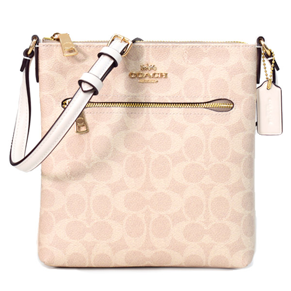 COACH】コーチ バッグ コーティングキャンバス レザー シグネチャー
