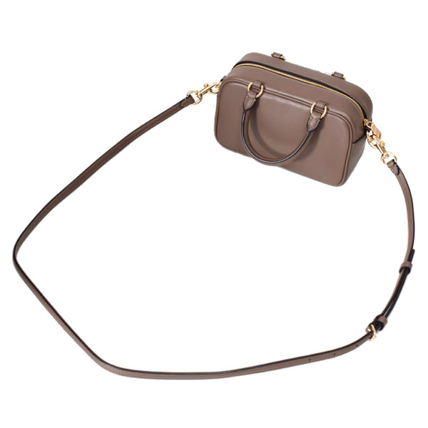 COACH】コーチ バッグ スムースレザー ミニ ロゴ サッチェル 2WAY