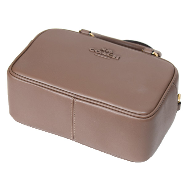 COACH】コーチ バッグ スムースレザー ミニ ロゴ サッチェル 2WAY