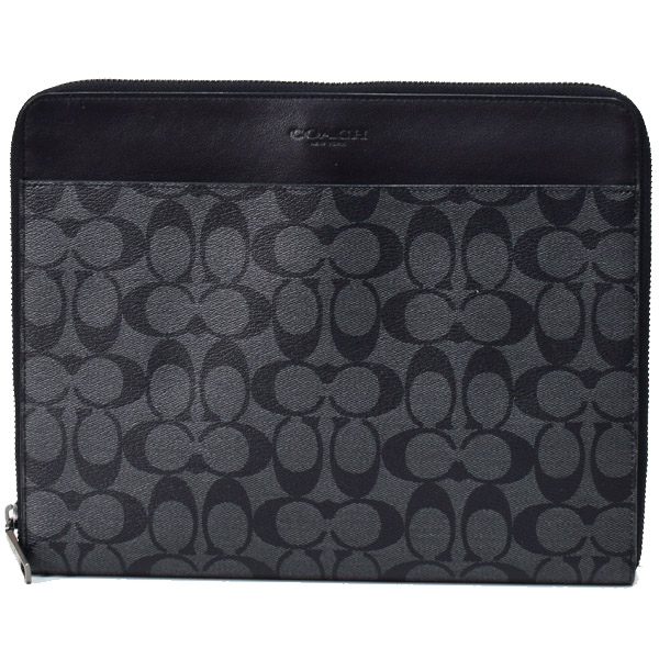 COACH】コーチ iPadケース PCケース コーティングキャンバス スムース