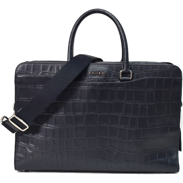 COACH】コーチ メンズ クロコダイルエンボスドレザー ベケット