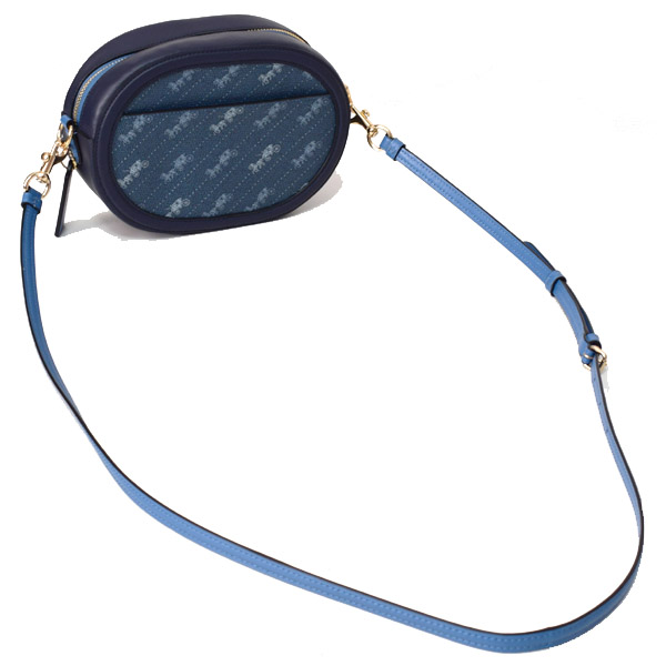 COACH】コーチ コーティングキャンバス スムースレザー ホース アンド