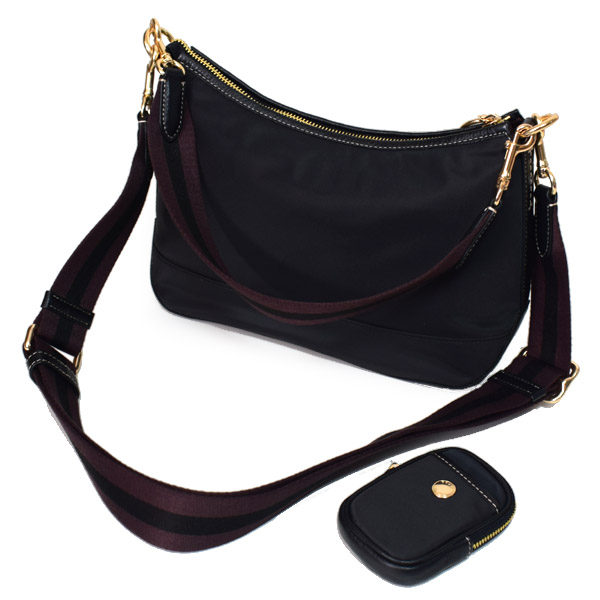 COACH】コーチ エリス コインケース付き 2way クロスボディ ナイロン