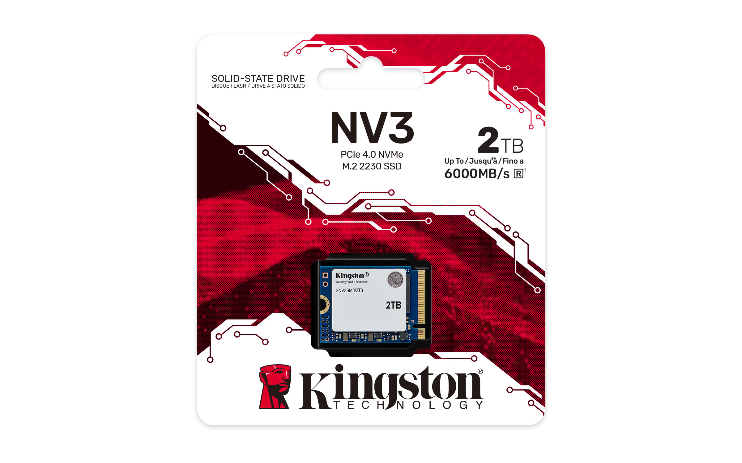 Kingston NV3 2TB M.2-2230 PCIe Gen4 x4 NVMe SSD - CCL Computers