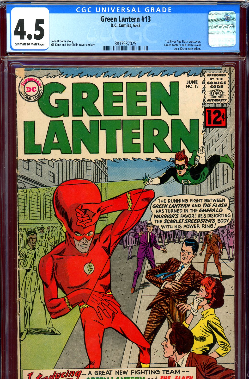 Cedar Chest Comics - Green Lantern #13 CGC graded 4.5 - first