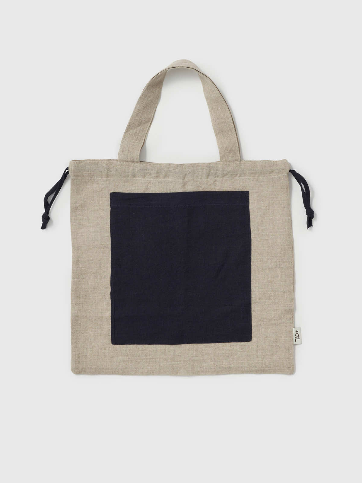 I＆FリネンバッグM グリーン×イエロー | セルホームプロダクツ | ＋CEL