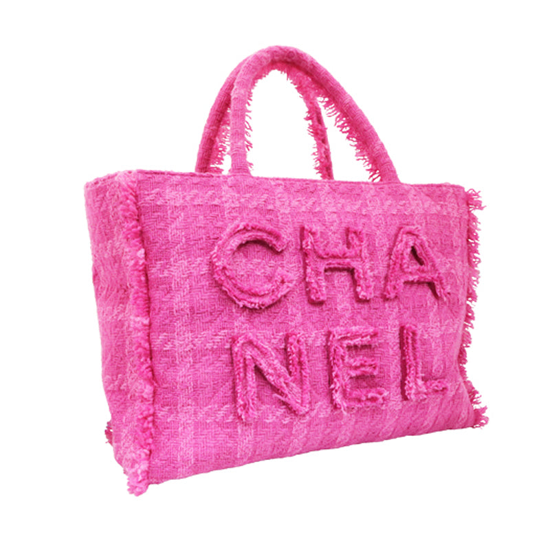 CHANEL シャネル ラージ ジップ ショッピングバッグ AS0977 B01627