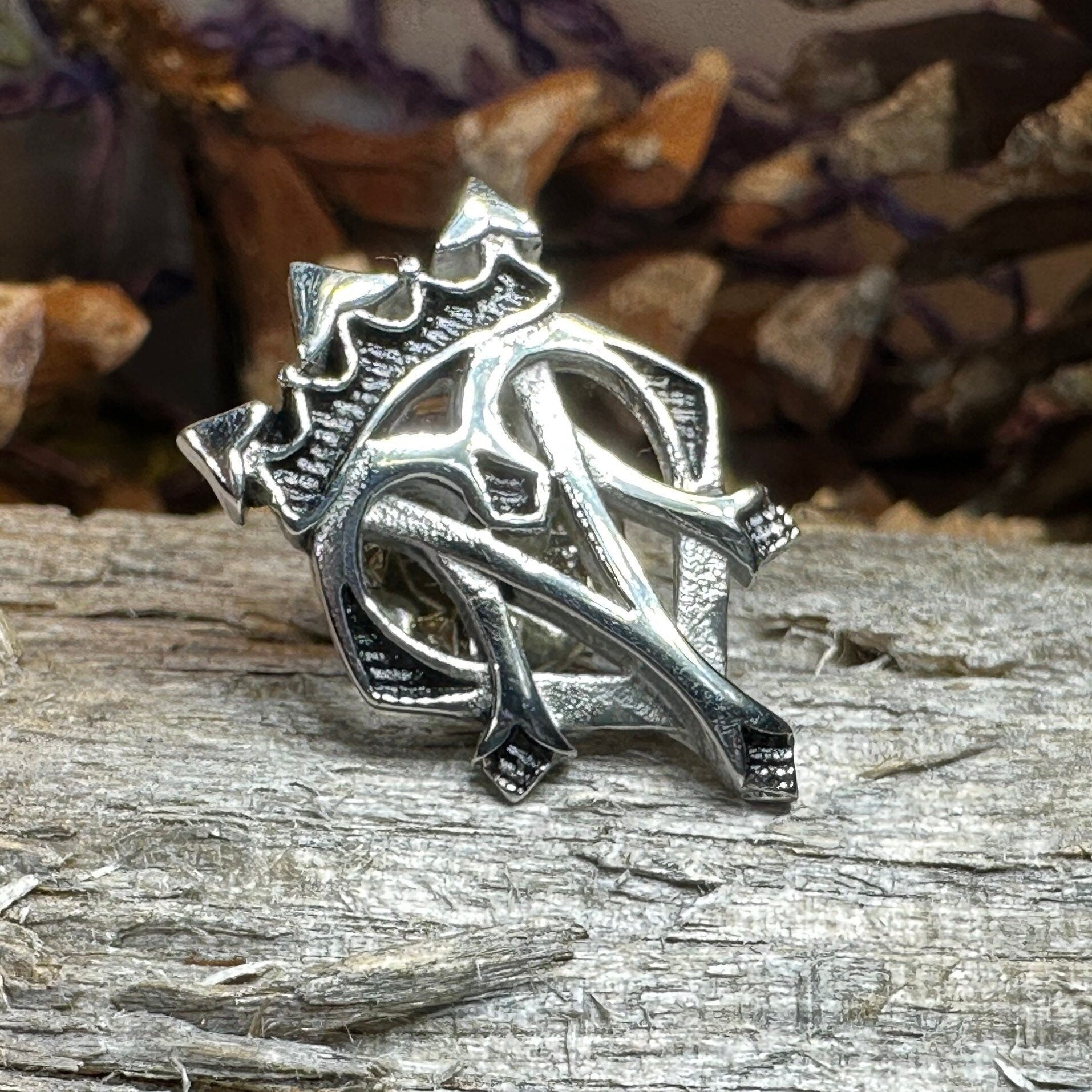 Luckenbooth Lapel Pin – Celtic Crystal Design Jewelry