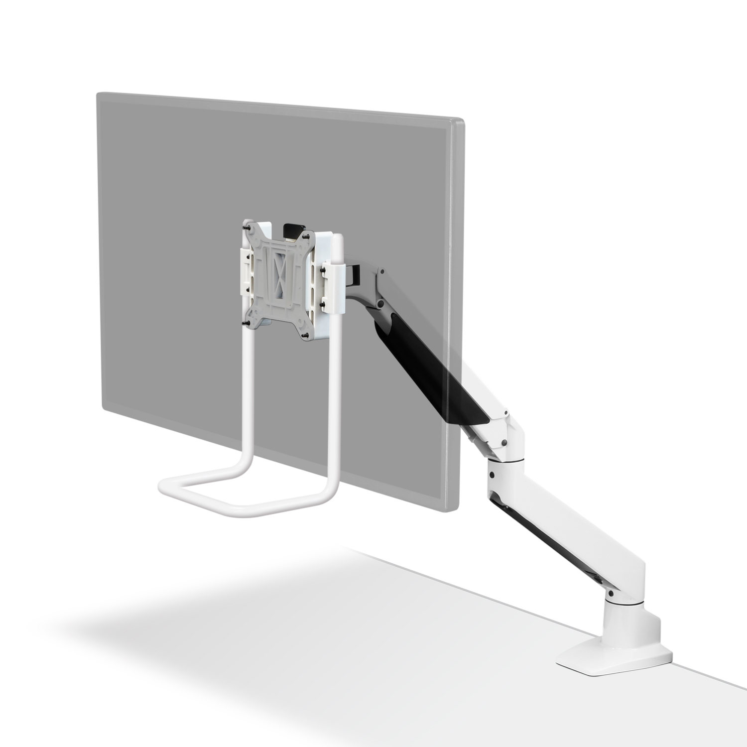 VESAマウンター取付型モニターハンドル ホワイト (CGMA-OP4WH) - 株式