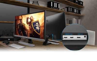 EL2870U | BenQ 27.9インチ 4K HDR 1ms ゲーミングディスプレイ