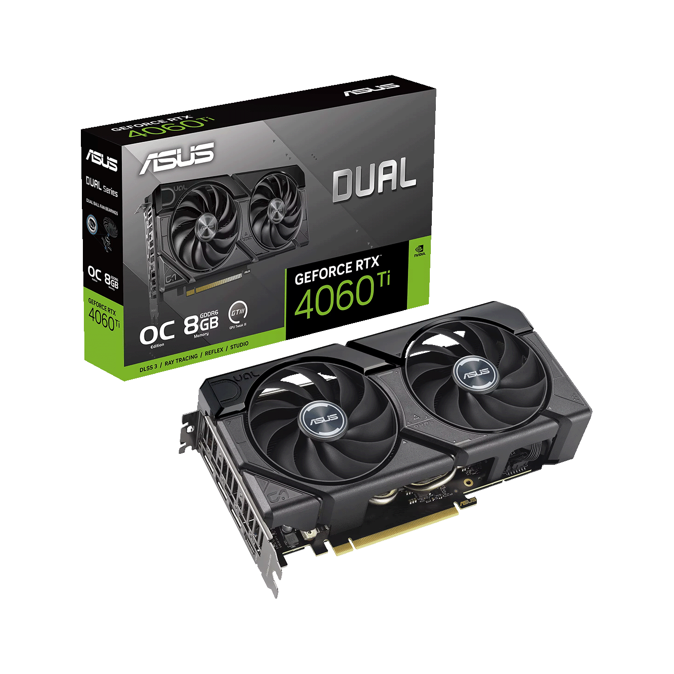 DUAL-RTX4060TI-O8G-EVO | DUAL-RTX4060TI-O8G-EVO | ASUS(エイスース