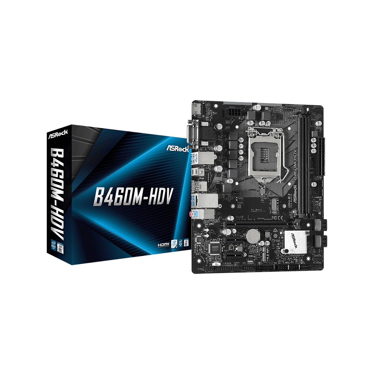 B460M-HDV | ASRock(アスロック) LGA 1200 Intel B460 MicroATX