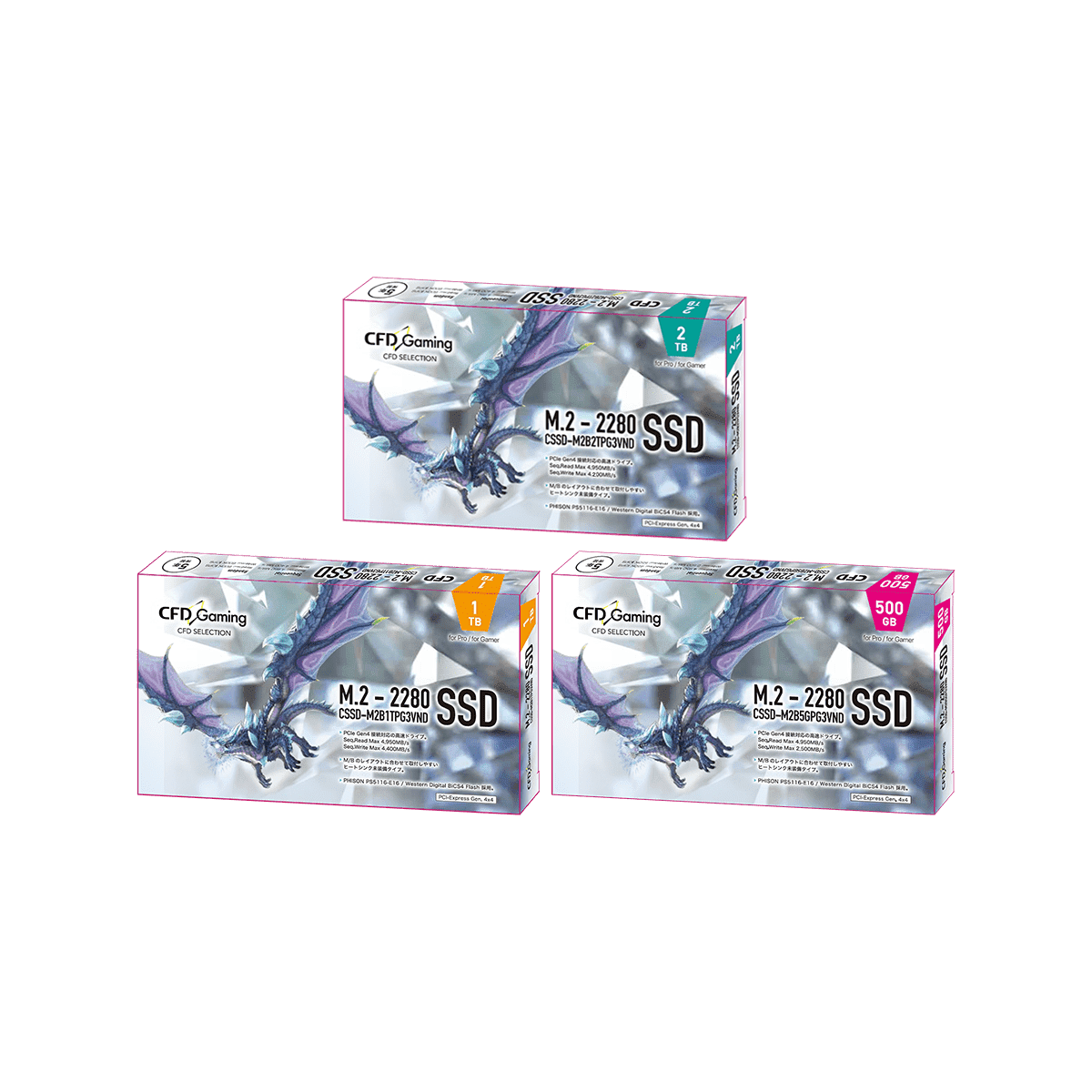 CSSD-S6M512CG3VZ | CFD Selection CG3VZ エントリーモデル SATA接続