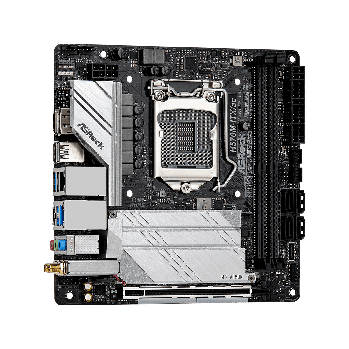 H570M-ITX/ac | ASRock(アスロック) LGA 1200 Intel H570 Mini-ITX